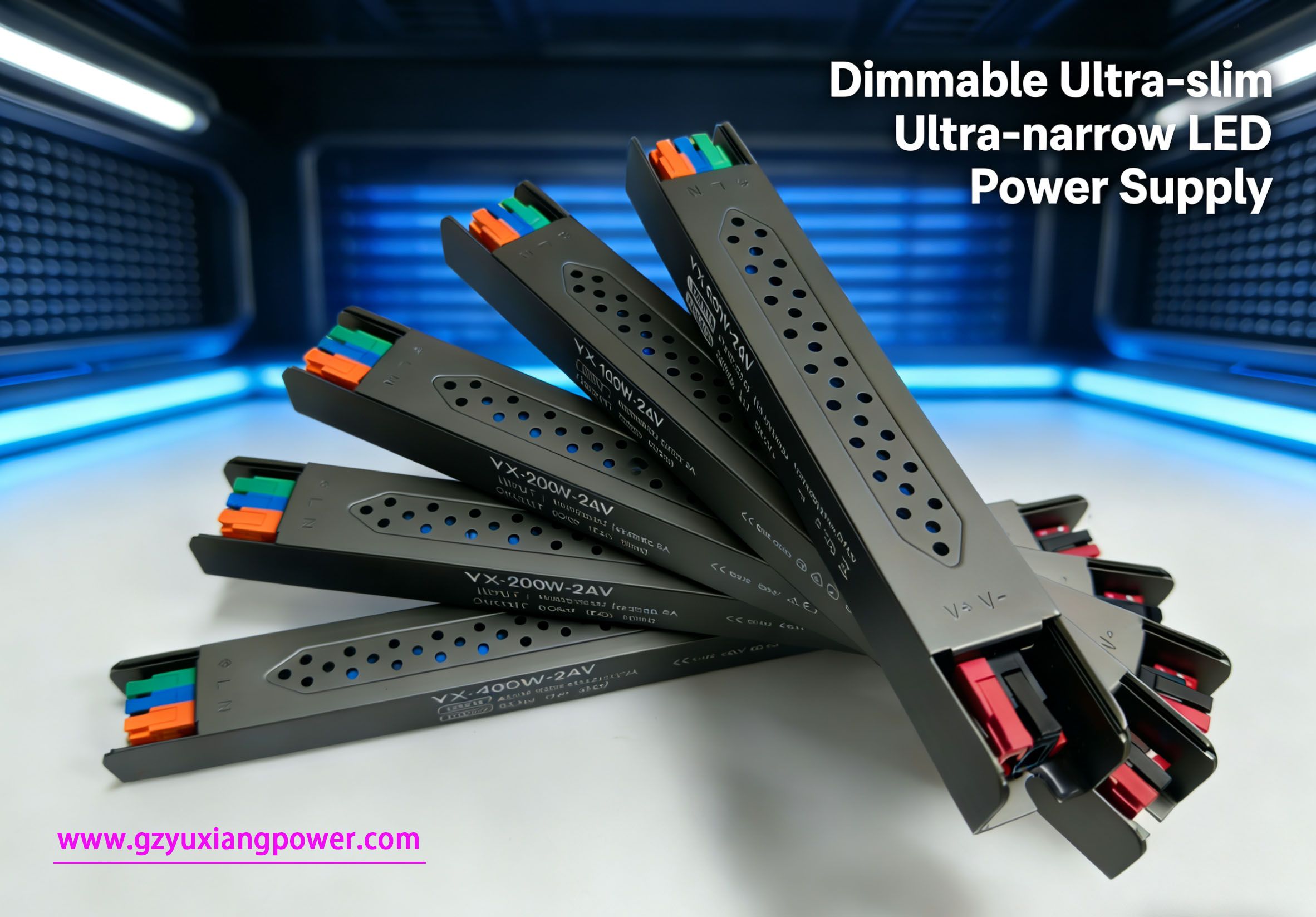 24V Ultra-Narrow Adjustable Light LED Power Supply