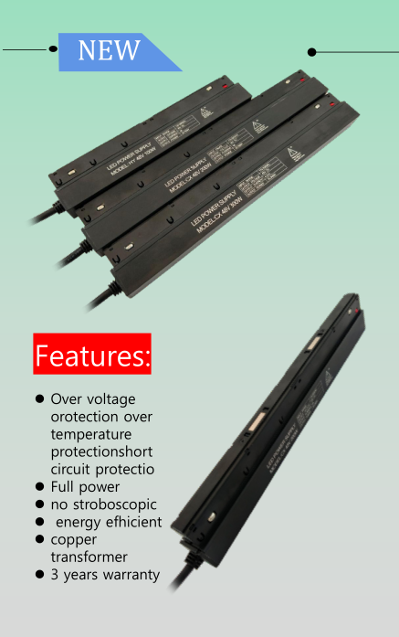 48V Full-Power Switching Power Supply for Magnetic Track Lighting
