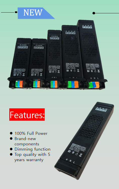 24V Isolated Constant-Voltage DC Power Supply for LED Strips