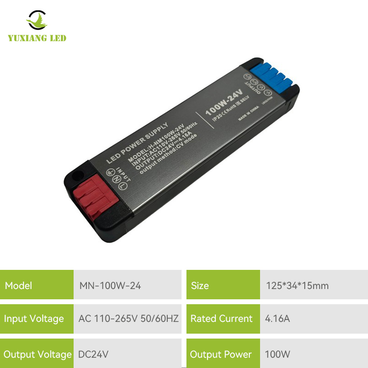 24V100W Wide Voltage Mini LED Ultra-Thin DC Power Supply