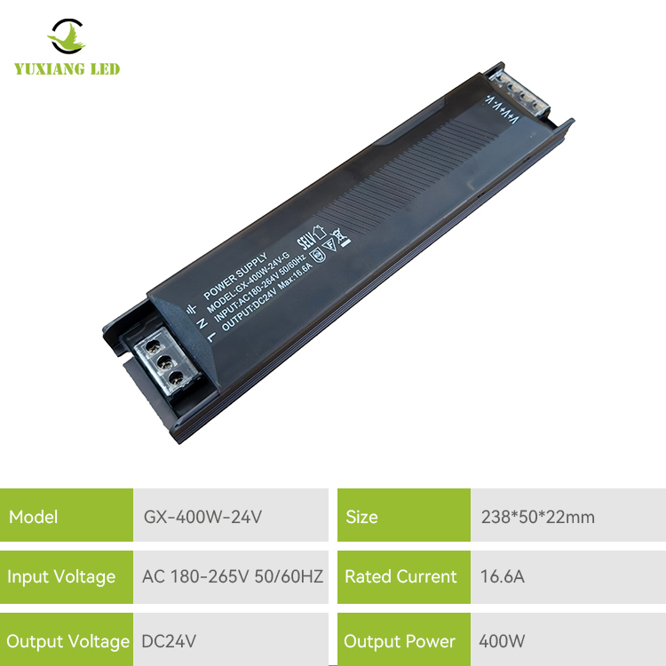 24V400W constant voltage semi-filled LED linear switching power supply