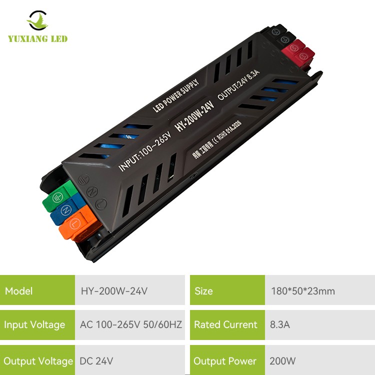 DC 24V 300W Ultra-thin Semi-potted LED Power Supply